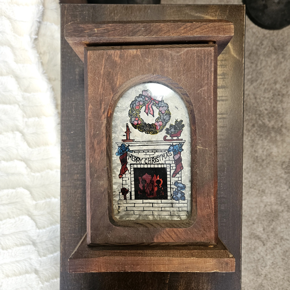 Vintage Wooden Christmas Lantern